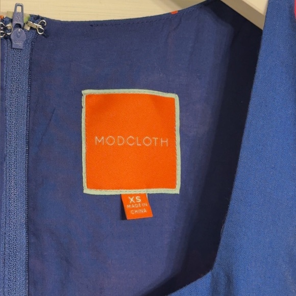 Modcloth Women’s 100% Cotton Floral Dress Size XS - Picture 3 of 9